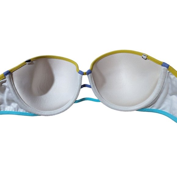 Victora's Secret Swimwear Mix and Match Push Up Bikini Top sz 34D - Picture 3 of 7